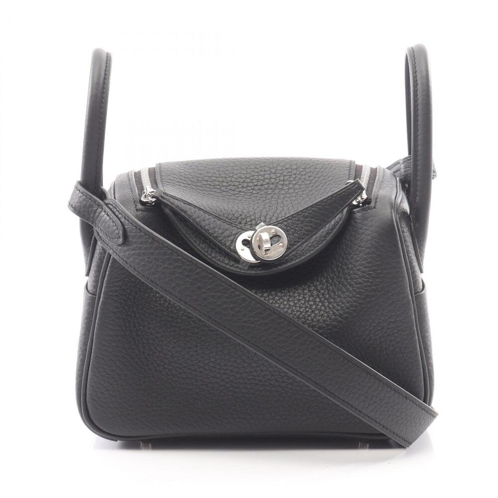 Hermes Lindy Mini Shoulder Bag/Handbag, Leather (Taurillon Clemence), Women's...
